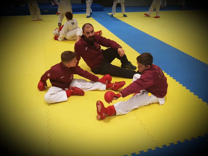 Fotografija iz povijesti Karate kluba Lotos